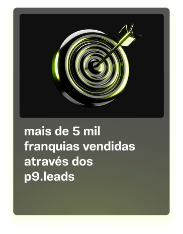 mais de 5 mil franquias vendidas atrav&eacute;s dos p9.leads