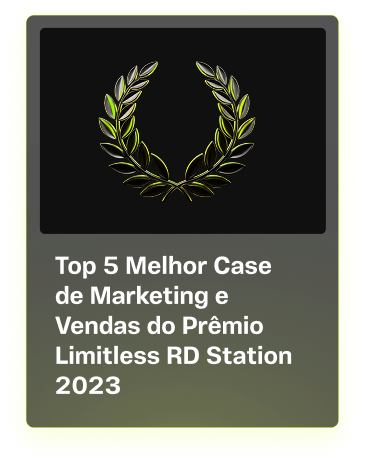 Top 5 Melhor Case de Marketing e Vendas do Pr&ecirc;mio Limitless RD Station 2023