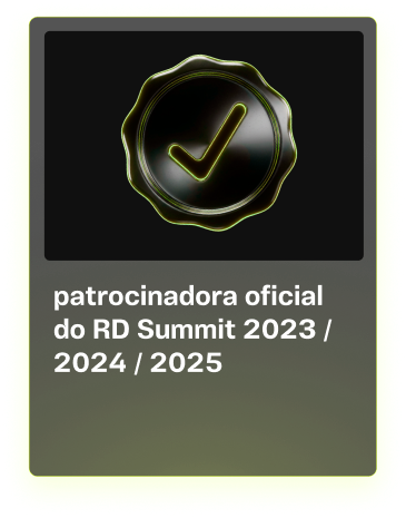 patrocinadora oficial do RD Summit 2023 / 2024 / 2025